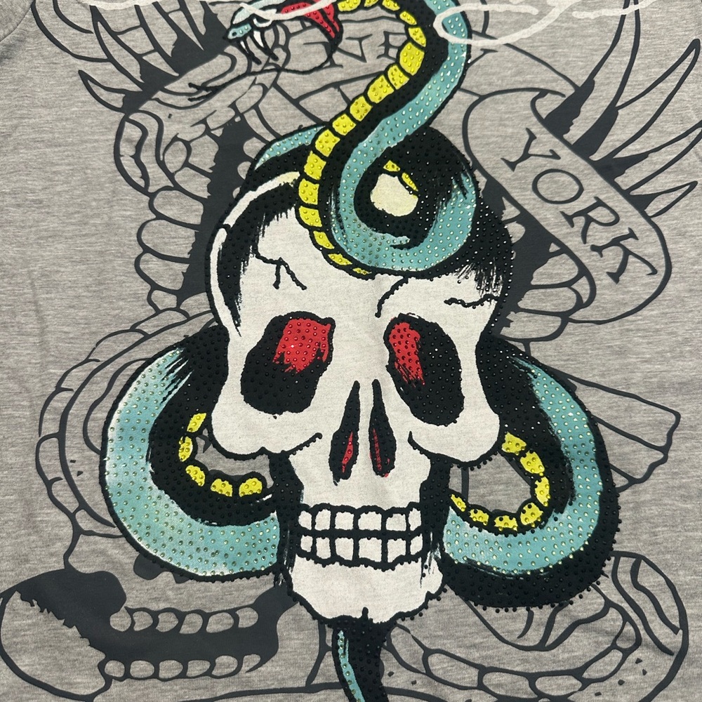 Ed Hardy Rhinestone Tee - Picture 2 of 10